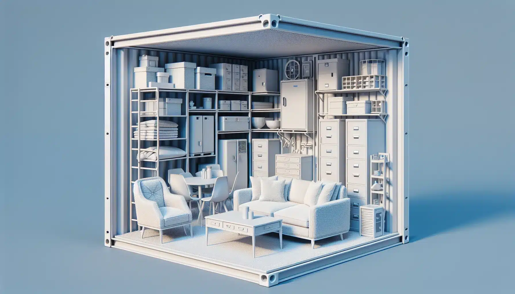 Slik oppbevarer du m&oslash;bler trygt i minilager &ndash; beste tips for sikker og skadefri lagring &ndash; illustrasjon 2