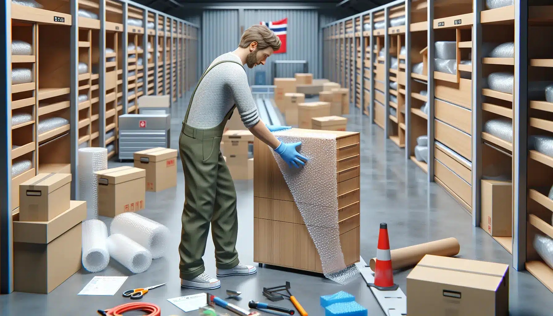 Slik oppbevarer du m&oslash;bler trygt i minilager &ndash; beste tips for sikker og skadefri lagring &ndash; illustrasjon 1