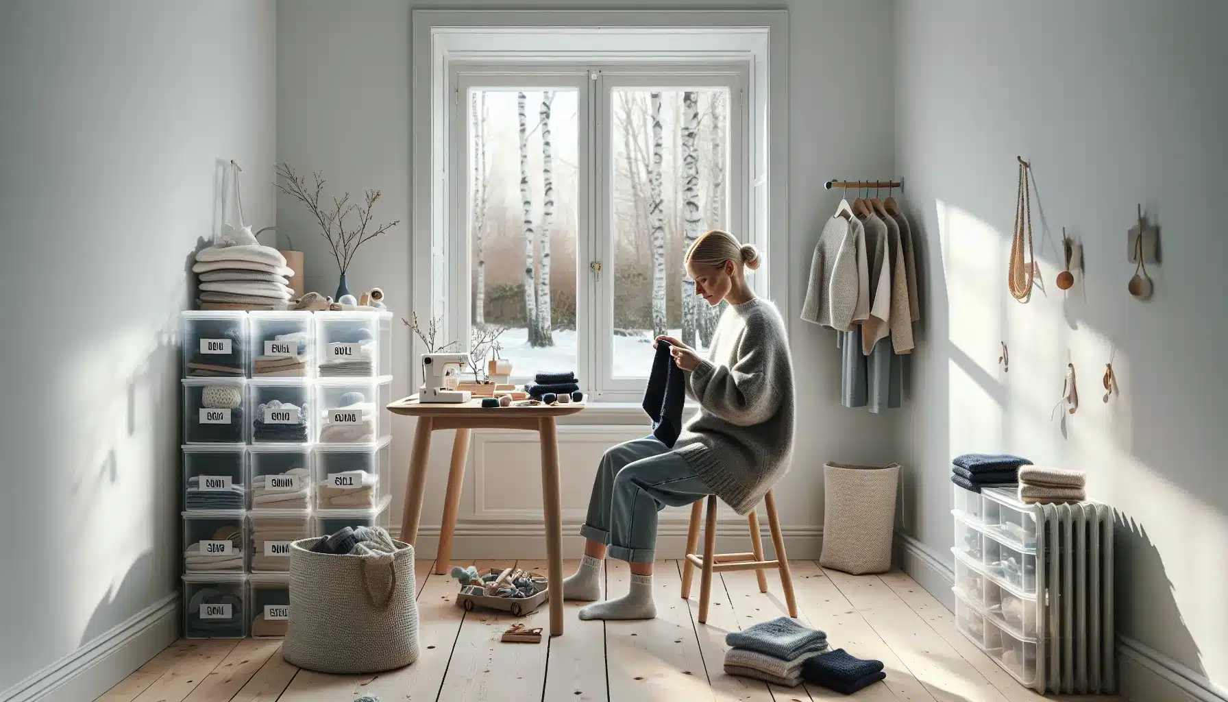 Hvordan oppbevare barneleker og kl&aelig;r for fremtidig bruk &ndash; illustrasjon 1