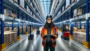 Norwegian warehouse using vertical storage robots and data dashboards to cut costs