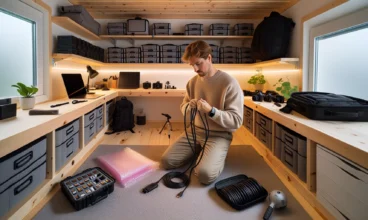 Hvordan lagre elektronikk og kabler uten å skade dem