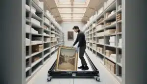 Slik lagrer du kunst malerier uten skade dem hovedbilde