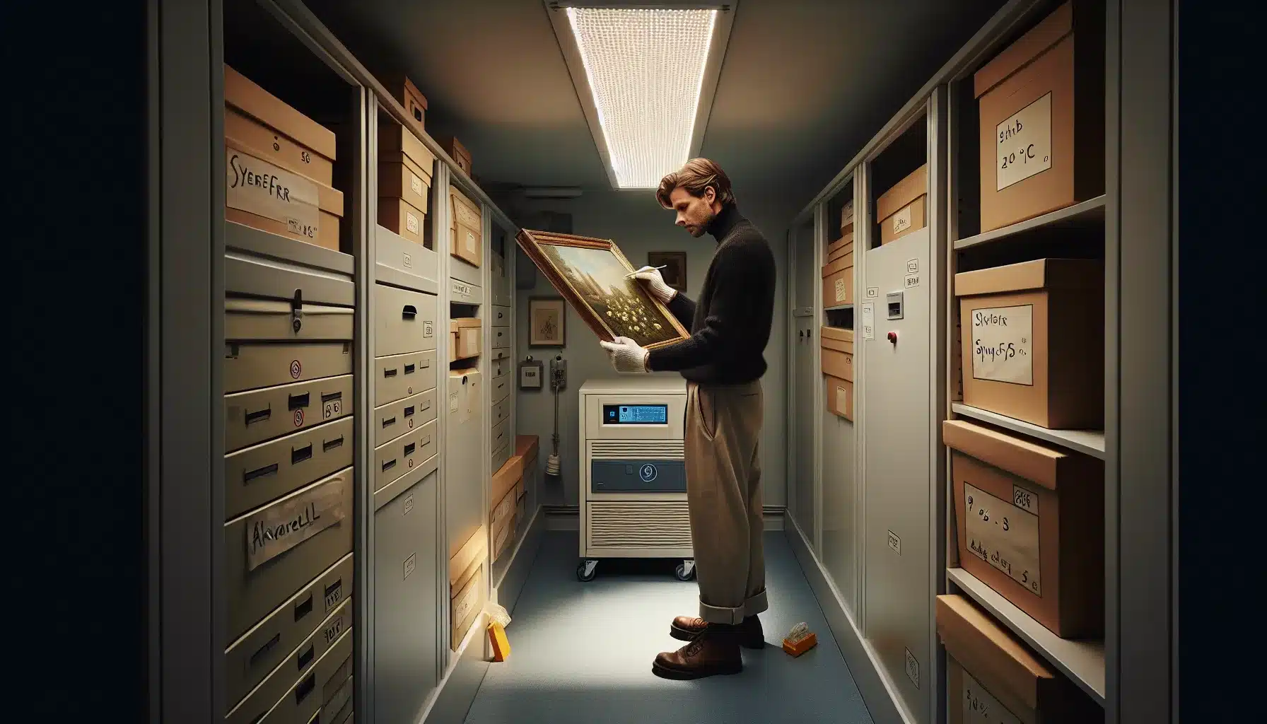 Slik lagrer du kunst og malerier uten &aring; skade dem &ndash; illustrasjon 1