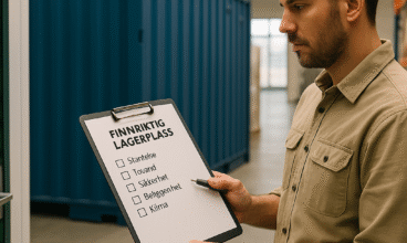 Hvordan velge riktig lagerplass for dine behov: størrelse, sikkerhet, pris og tilgang