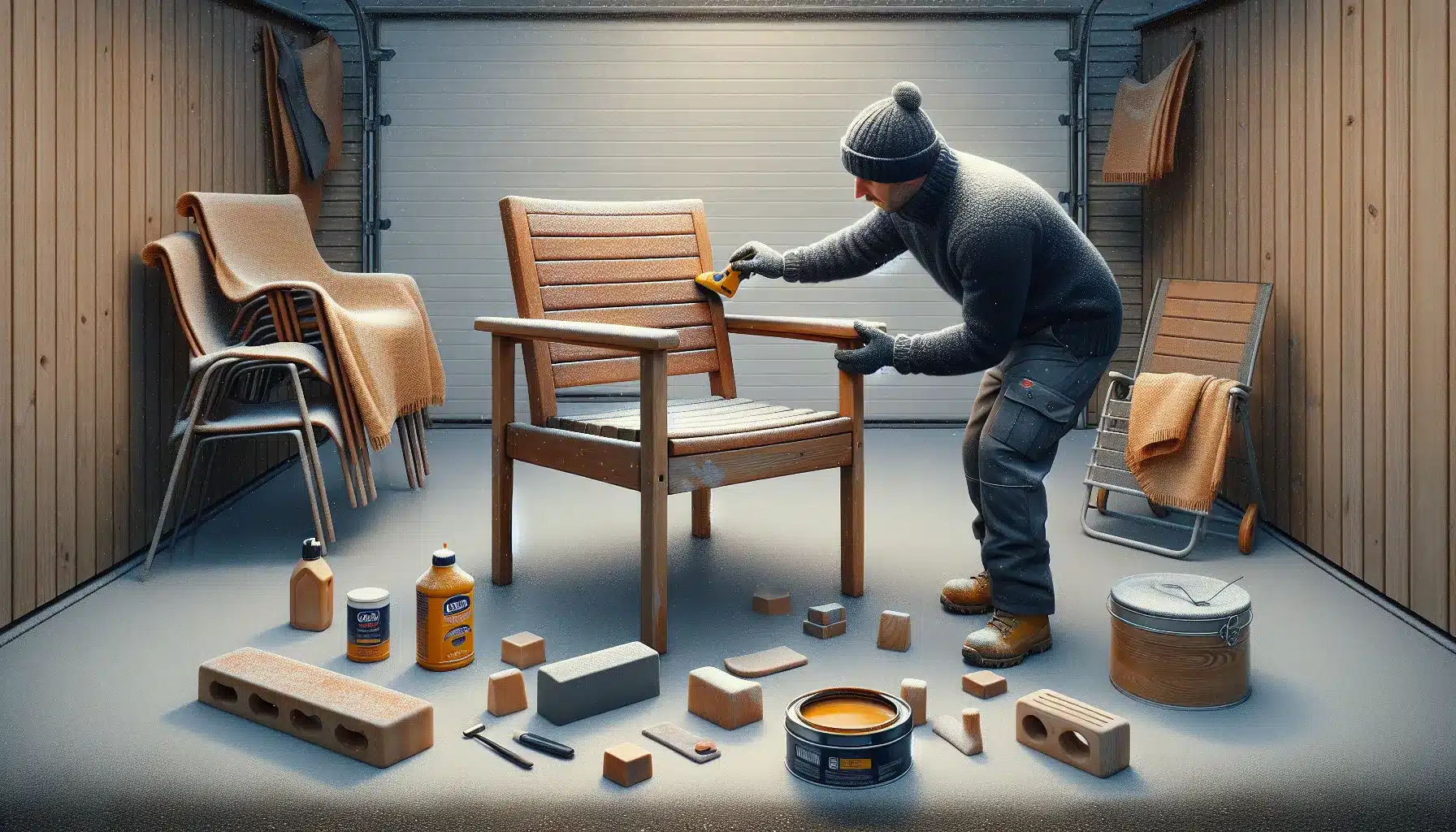 Hvordan lagre hagem&oslash;bler trygt gjennom vinteren &ndash; illustrasjon 1