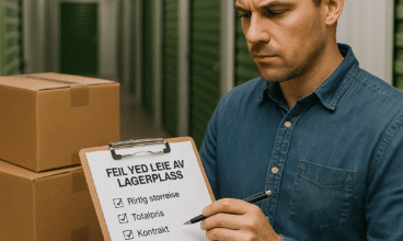 De vanligste feilene folk gjør når de leier lagerplass: slik unngår du kostnader og trøbbel