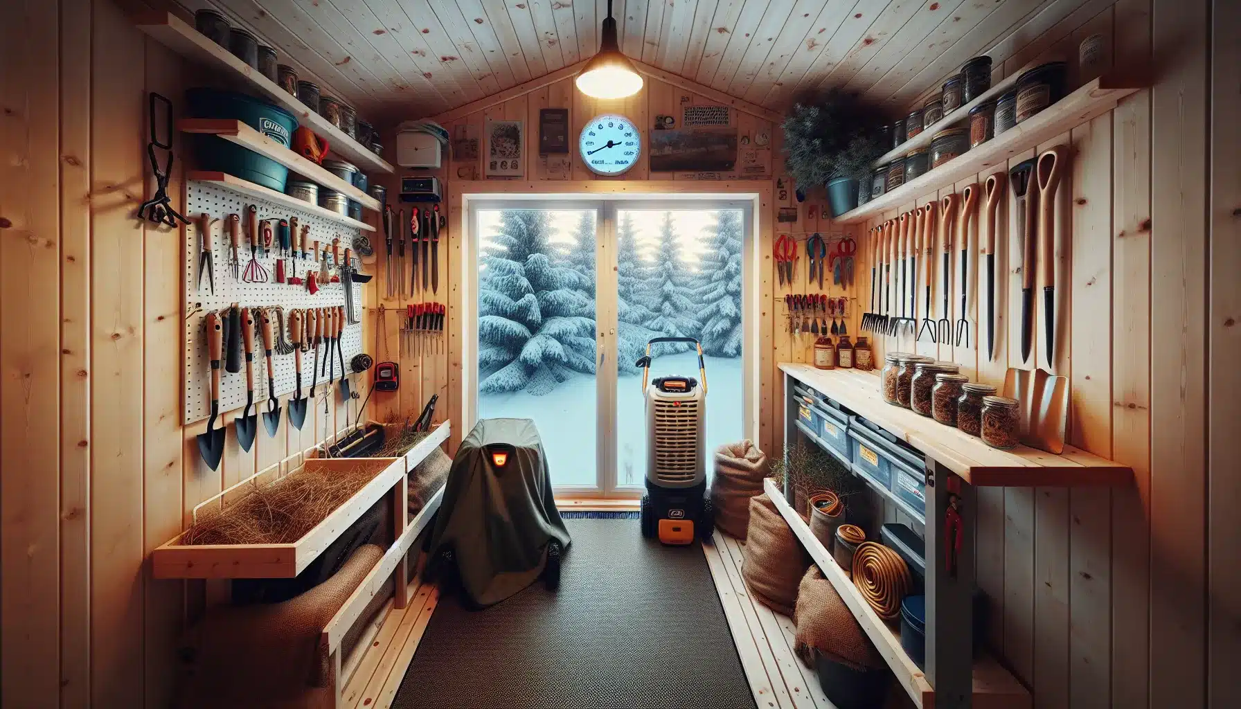 Hvordan oppbevare hageutstyr og planter om vinteren &ndash; illustrasjon 2